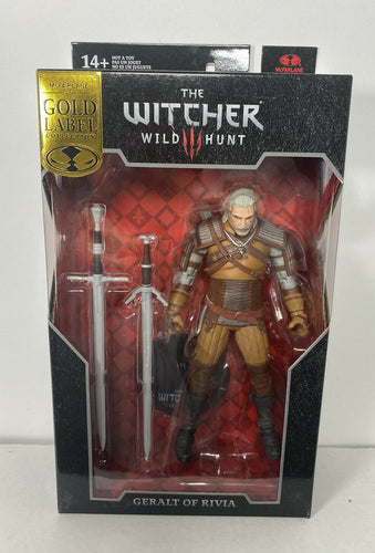 2021 McFarlane Toys Gold Label Series- The Witcher: Wild Hunt -  GERALT OF RIVA