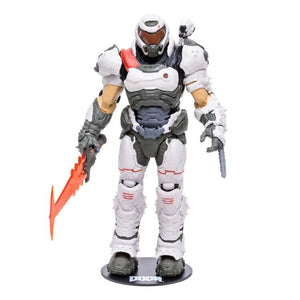 2022 McFarlane Toys - Doom Eternal Figure: DOOM SLAYER (White Armor - Exclusive)