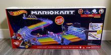 Load image into Gallery viewer, 2021 Hot Wheels Mario Kart - RAINBOW ROAD 8-Foot Track Set w/ Lights &amp; Sounds!