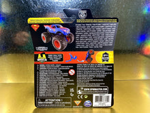 Load image into Gallery viewer, 2022 Spin Master Monster Jam - SUPERMAN Diecast Monster Truck (w/ Wheelie Bar)
