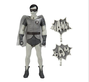 2022 McFarlane DC - Batman Classic 1966 TV Series Figure: ROBIN (Black & White)