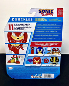 2024 JAKKS Pacific Sonic the Hedgehog Figure: CLASSIC KNUCKLES (w Chaos Emerald)