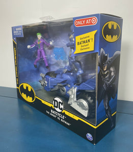 2020 DC Caped Crusader 1st Edition Exclusive - Batcycle Batman vs. The Joker