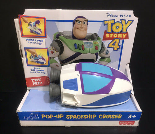 Fisher Price Disney Toy Story 4 Buzz Lightyear Pop-Up Spaceship Cruiser