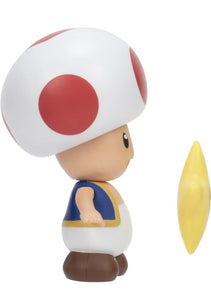 2021 JAKKS Pacific World of Nintendo Action Figure: TOAD (w/ Super Star)