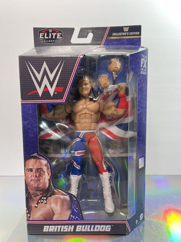 British Bulldog WWE Elite Collector's Edition Davey Boy Smith Wrestling New