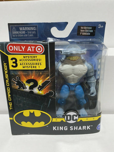 DC KING SHARK Action Figure Target Exclusive 1st Edition 3 Mystery Accessories