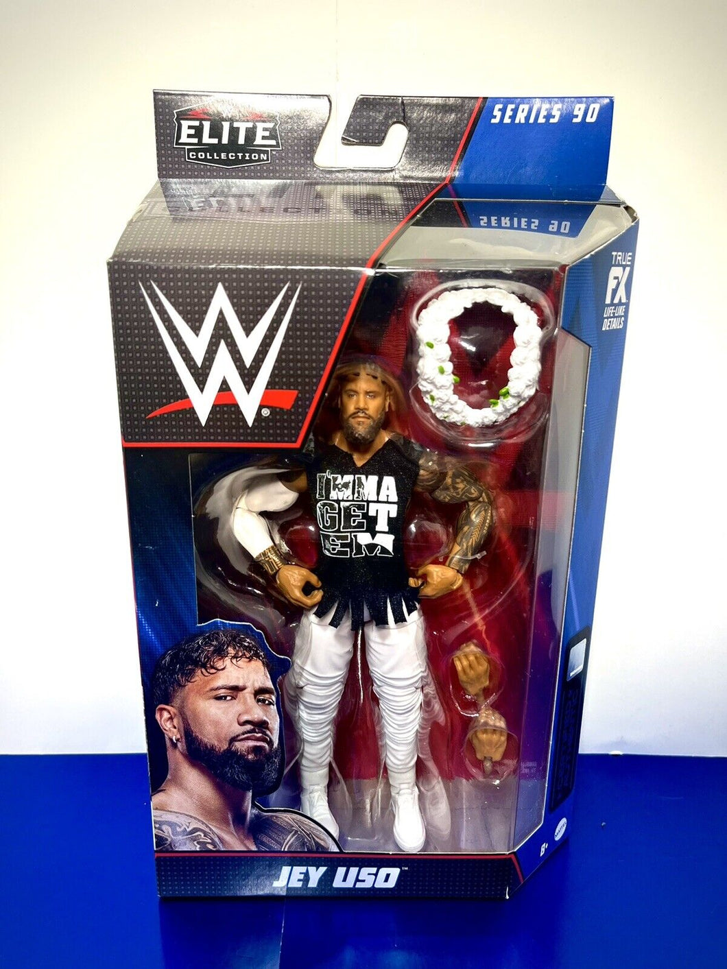 2022 WWE Elite Collection Series 90 Action Figure: JEY USO (The Bloodline)