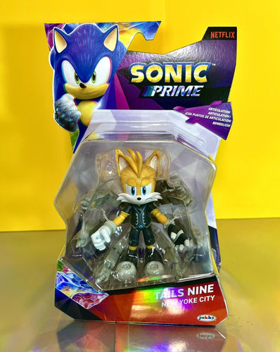 2023 JAKKS Pacifc Sonic Prime [Netflix] Figure: TAILS NINE (New Yoke City)