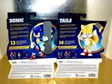 Load image into Gallery viewer, 2021 JAKKS Pacific Sonic the Hedgehog 2 — SONIC &amp; TAILS Action Figure Bundle!