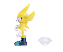 Load image into Gallery viewer, 2023 JAKKS Pacific Sonic the Hedgehog Figure: SUPER SILVER (w/ Chaos Emerald)