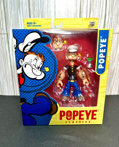 2023 Boss Fight Studio- Popeye Classics Wave 1- POPEYE THE SAILOR Action Figure