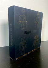 Load image into Gallery viewer, Jazwares Roblox Icons 15th Anniversary Gold Collector’s Set w/ Virtual Item Code