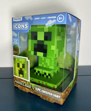 Load image into Gallery viewer, Paladone ICONS - Minecraft Creeper Night Light Lamp 3D Character Figure #004