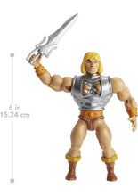 Load image into Gallery viewer, 2021 Mattel -  Masters of the Universe 5.5” Deluxe Retro Figure: HE-MAN
