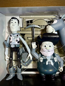2023 Disney Pixar Toy Story Woody’s Roundup 4-Packs (Black & White) - Exclusive!