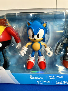 2022 JAKKS Sonic The Hedgehog - Classic Dr. Eggman, Sonic & Mecha Sonic 3-Pack!
