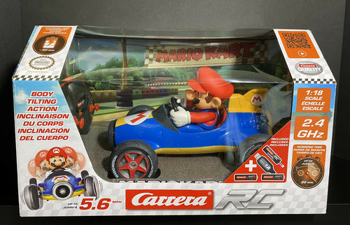 2019 Nintendo Carrera RC: Mario Kart Mach 8 - Mario (2.4 GHz, Radio Remote Car)