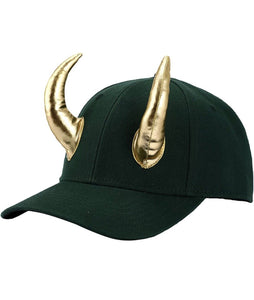 BioWorld Marvel Comics LOKI Helmet Green Baseball Hat OSFM