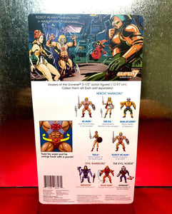 2019 Super7 -  Masters of the Universe 5.5” Retro Figure: ROBOT HE-MAN