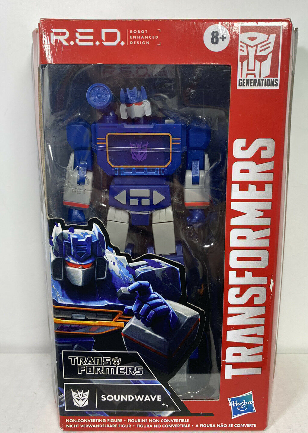 2020 Hasbro Transformers R.E.D. (Robot Enhanced Design) Action Figure: SOUNDWAVE