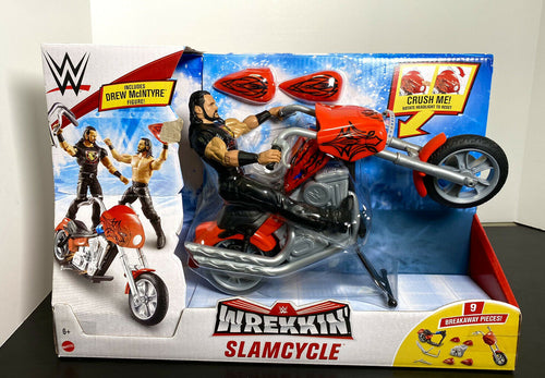 2021 WWE Wrekkin’ Slamcycle Playset w/ DREW MCINTYRE Action Figure