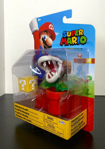 2021 JAKKS Pacific World of Nintendo Action Figure: PIRANHA PLANT (RED POT)