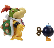 Load image into Gallery viewer, 2020 JAKKS Pacific World of Nintendo Action Figure: BOWSER JR. (w/ Bob-Omb)