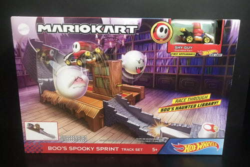 NEW 2020 Hot Wheels Mario Kart Track Set: BOO’s SPOOKY SPRING (w/ Shy Guy)