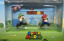 Load image into Gallery viewer, 2020 JAKKS Pacific Super Mario - Mario &amp; Luigi w/ Interactive Background