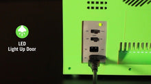 Load image into Gallery viewer, Minecraft Green Creeper Mini Fridge w/Ambient LED Lighting (6.7L, Up To 9 Cans)