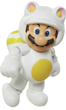 Load image into Gallery viewer, 2016 JAKKS Pacific World of Nintendo Action Figure: WHITE TANOOKI MARIO