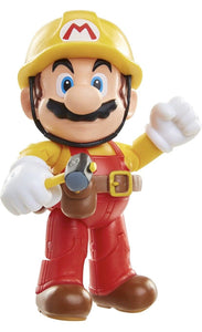 Super Mario with Utility Belt Builder Super Mario Maker 4" Figure by Jakks 35b1