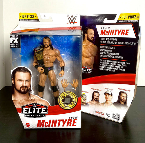 2021 WWE Elite Collection Top Picks Figure: DREW MCINTYRE (Wrestlemania 36)