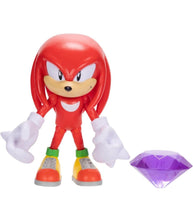 Load image into Gallery viewer, 2024 JAKKS Pacific Sonic the Hedgehog Figure: CLASSIC KNUCKLES (w Chaos Emerald)