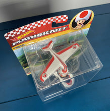 Load image into Gallery viewer, NEW 2021 Hot Wheels Mario Kart: TOAD P-Wing + PLANE GLIDER Die-Cast Car