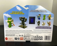 Load image into Gallery viewer, 2021 Minecraft Craft-A-Block Figure 2-Pack: ALEX VS. WITHER