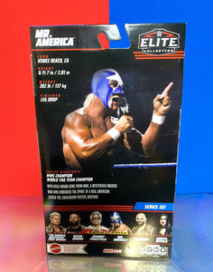 2023 WWE Elite Collection Series 101 Figure: MR. AMERICA (1st Time in the Line)