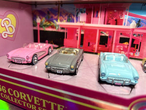 2023 Mattel Creations Hot Wheels Premium - Barbie The Movie Corvette 4-Pack