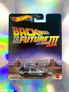 2021 Hot Wheels Premium- Back to the Future Part 3- DeLorean Time Machine (1955)